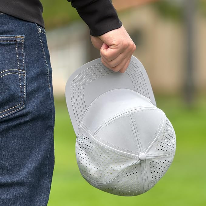Gorra Snapback plana 7 paneles resistente al agua miniatura 7