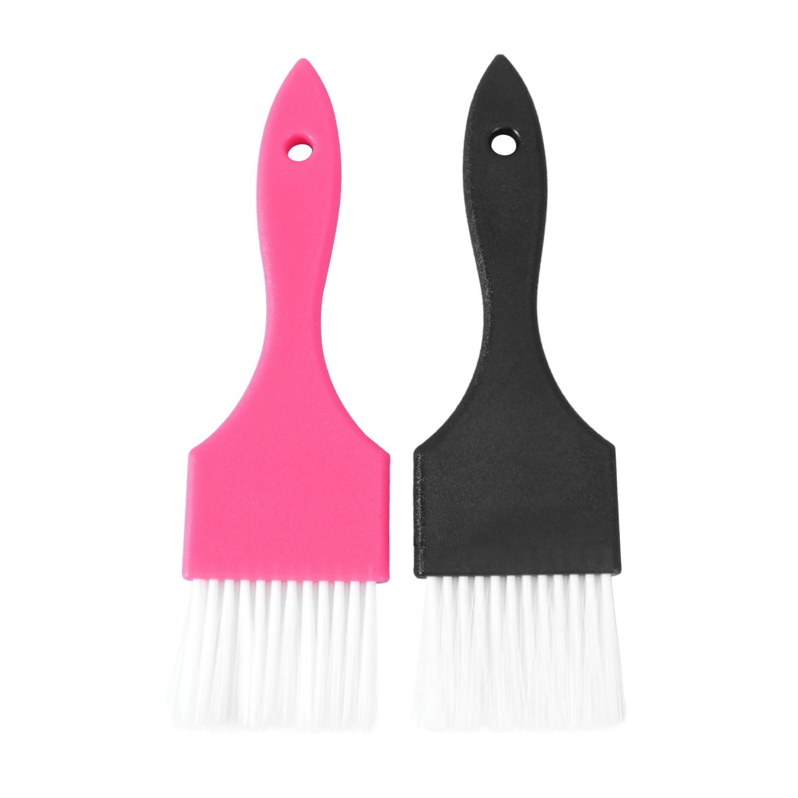 TOVINANNA Hair Dye Brush Set Professional Hair Tint Brush Comfortable Handle Stuck-proof Design for Easy Application Perfect for Home and Barber Shop Random Style