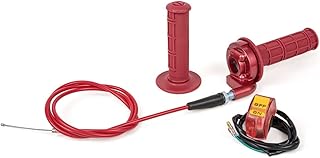 New 7/8" 22mm Twist Throttle Accelerator Handle Grips and Cable Set with Kill On Off Switch for 50cc 110cc 150cc 250cc Mini Bike ATV Quad Pit Bike Dirtbike