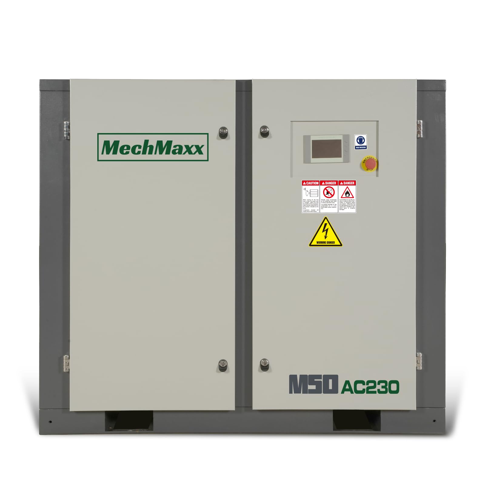 MechMaxx 220CFM Industrial Rotary Screw Air Compressor 50HP 116PSI 230V 3Phase Industrial…