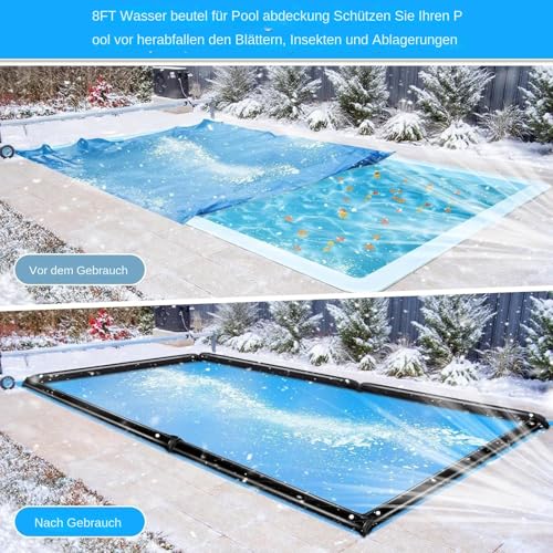 Tuyau d'eau d'hiver pour sécuriser la bâche de maison de vacances - 4