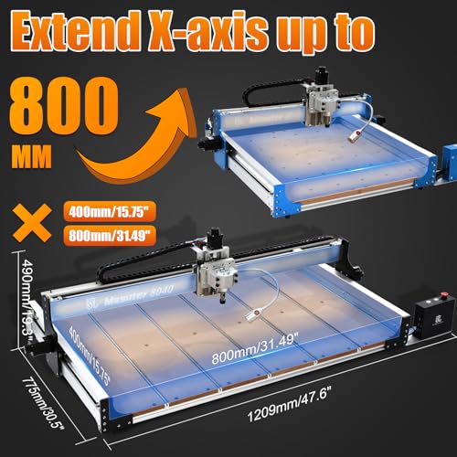 PLSROVACIX CNC Router Machine 800x400mm