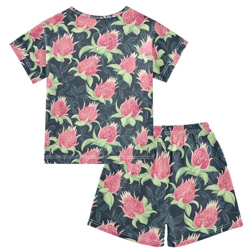 Pajama Sets Pitayas Short Sleeve Summer Sleepwear 2 Piece Pjs2