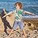 Boys Sun Shirts UV Protection Short Sleeve Rash Guard Swim Shirt Sea Turtle Water Shirt Rashguard 11-12T,6