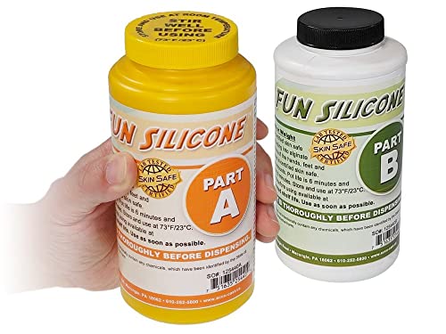Fun Silicone - Easy to Use Silicone Rubber for Casting into Alginate Molds - Pint Unit