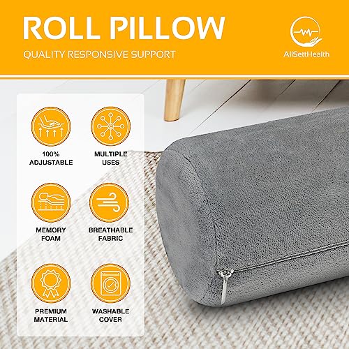 AllSett Bolster Pillow for Bed, Legs, Back and Yoga - Image 3