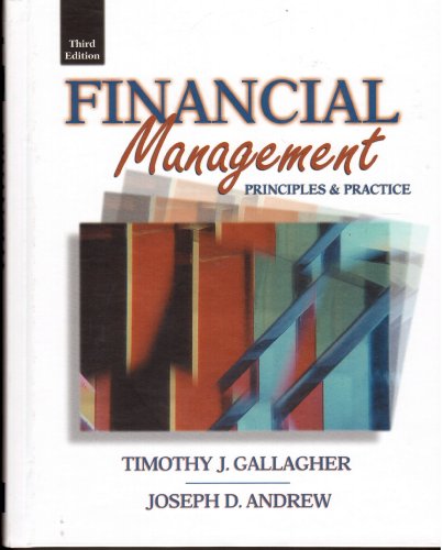 Financial Management (Principles and Practice) B000J39NVA Book Cover
