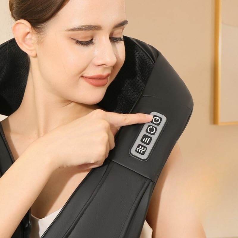 Fulaida® Fully Automatic Shoulder and Neck Massager – Electric Massage Shawl with Human-like Kneading 1