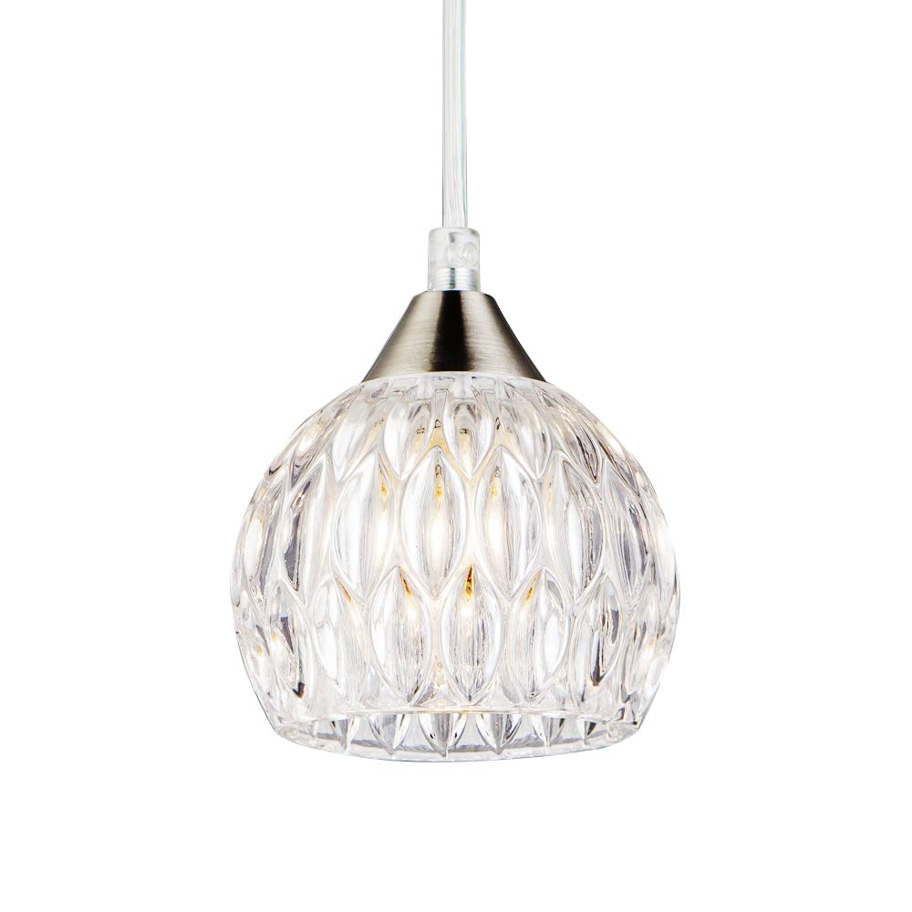 modern brushed nickel pendant lighting