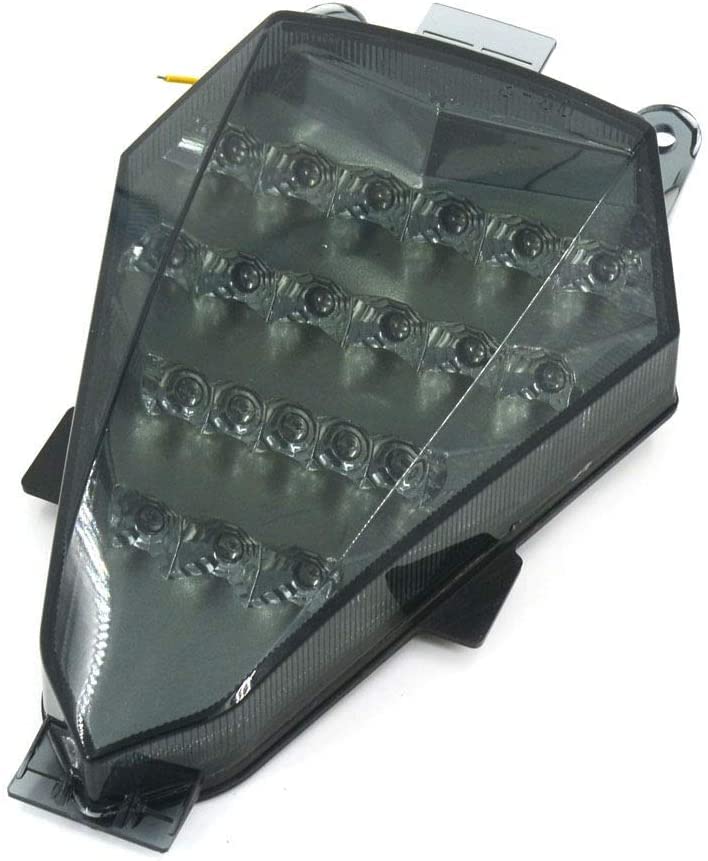 MZS Motorcycle Tail Light, LED Integrated Turn Signal