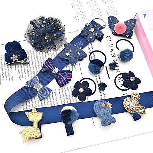 18 Pcs Hair Accessories Combo Set