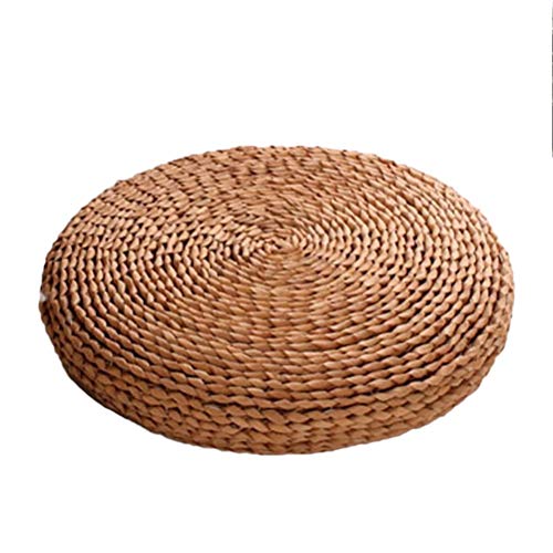 Surenhap Coussin Rond en Paille Coussin de meditación de Yoga Coussin de Sol