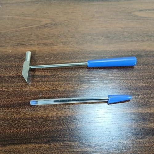 Martelinho de Ourives para Artesanato e Bijuteria, 20cm, Alumínio com Cabo ABS, 60g, Azul