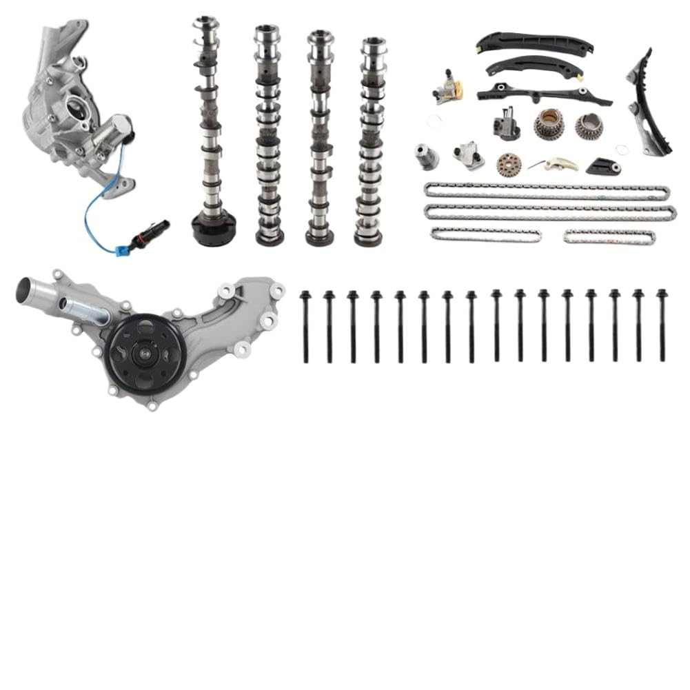 Engine Rebuild Kit Camshaft Timing Chain Gasket Set Compatible with Ram 3.6L V6 Gas 11-24(New Type 15-20)