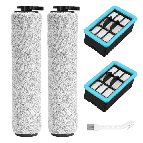 RONGJU 3831 Replacement Brushes and Filters for Bissell Crosswave Hard Floor Expert Vacuum 3831 HF2 3845 3847 3848, for Bissell Crosswave Replacement Parts, Accessory Kit No. B0555, 1637755, 1632973