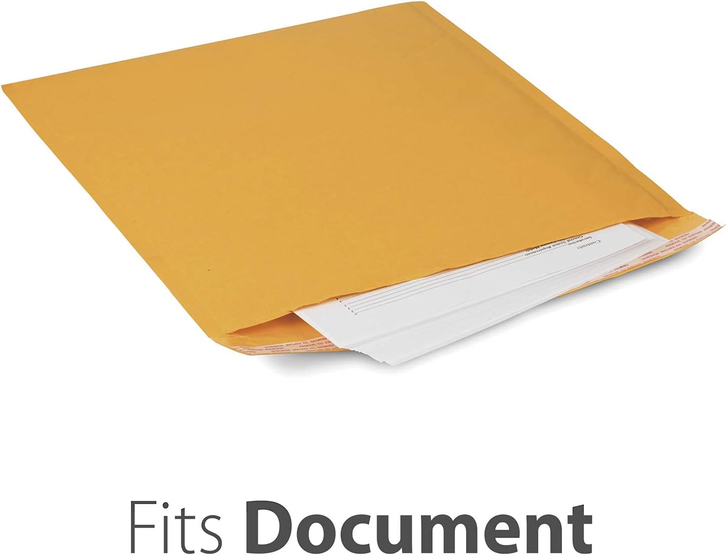 Fosmon 12x16-30 Pack #6 Kraft Bubble Mailer, Padded Shipping Envelopes for Book, Magazine, Documents