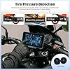 Écran CarPlay Portable pour Moto avec CarPlay sans Fil Android Auto, écran 6 Pouces étanche IP68, système de Surveillance de la Pression des pneus, écran GPS CarPlay Compatible Bluetooth, Siri