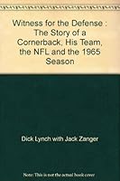 Witness for the Defense, the Story of a Cornerback B000J35ZD0 Book Cover