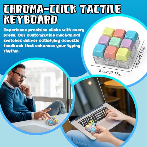 Image of 5PCS Fidget Toys Bluk, Fidget Slider Ring Figette Cube Pad Finger Bike Chain Keyboard for Stocking Stuffers Stress Anxiety for Adult