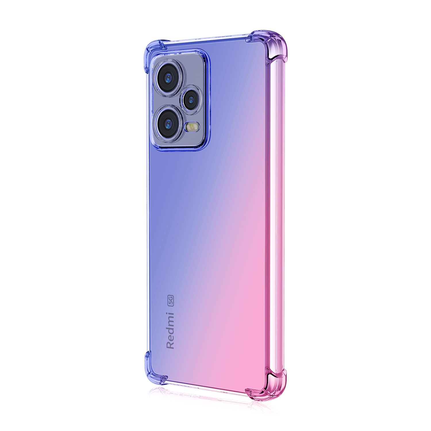 JETech Cover per Xiaomi Redmi Note 12 Pro 5G, Anti Ingiallimento Protezione Custodia con Antiurto, Anti-Graffio e Retro Rigida in PC (Trasparente
