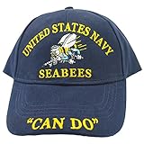 Eagle Emblems Men's United States Navy Seabees Hat