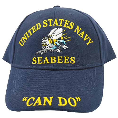 Eagle Emblems Men's United States Navy Seabees Hat