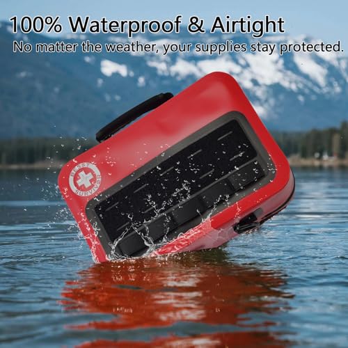 Image of Besst Survivor Waterproof First Aid Kit -Complete Trauma Gear With Labeled Storage, MOLLE System&CPR Kit, Practical Medical Kit For Boating, Marine, Camping, Hurricane, Vehicle And Household Emergency