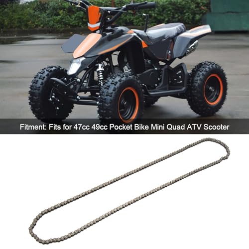 CORRENTE DE AÇO INOXIDÁVEL Resistente DE ALTA RESISTÊNCIA 158 LINKS PARA BICICLETA ATV SCOOTER