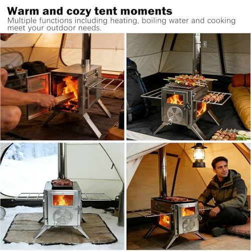 Portable 304 Stainless Steel Hot Tent Stove