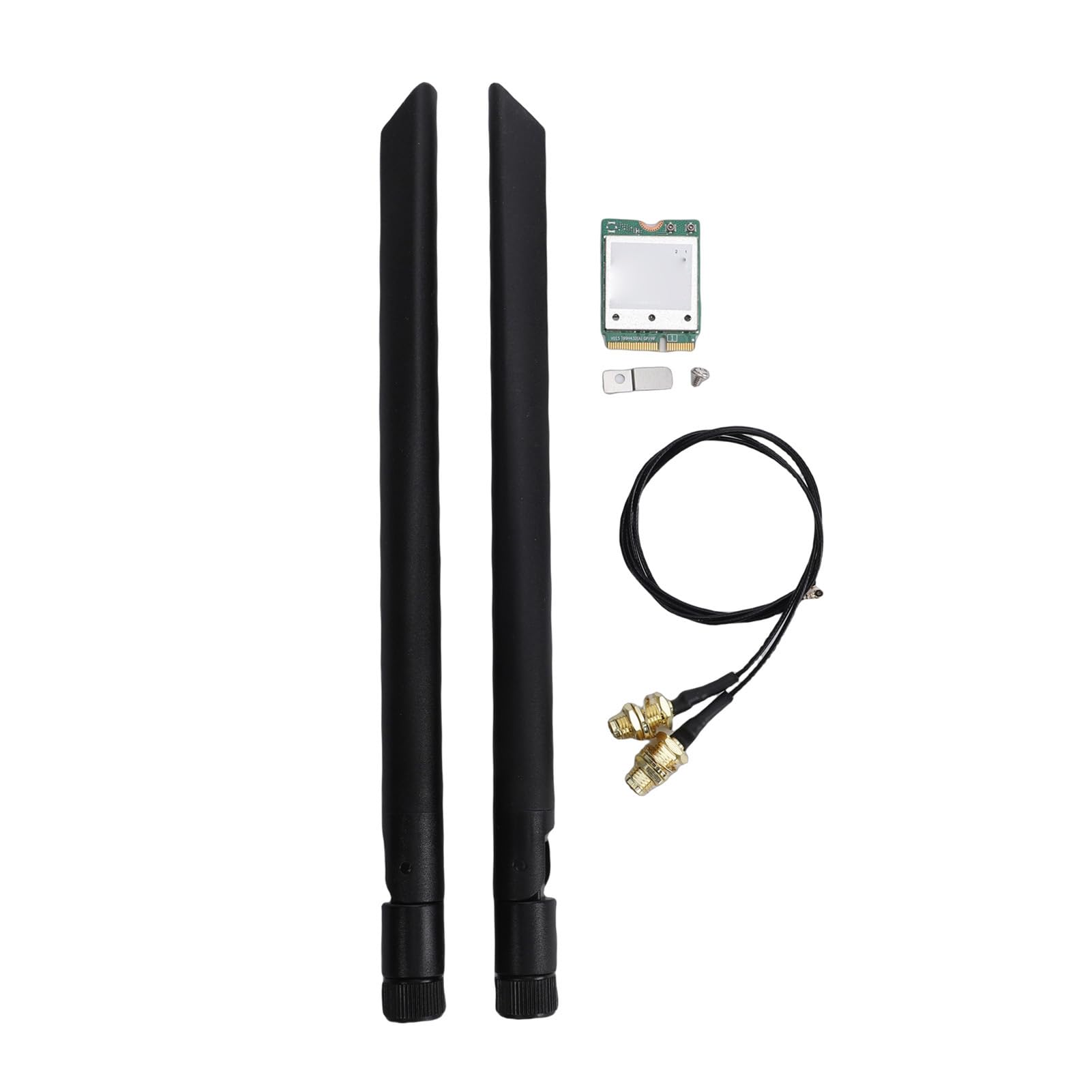 Bewinner Scheda di Rete WiFi 7 M.2, Modulo Adattatore Wireless da 5,8 Gbps per Laptop, Banda Tripla 2,4 GHz 5 GHz 6 con Tecnologia MLO, 4K QAM, 320 MHz, Doppia Antenna, Supporta 11