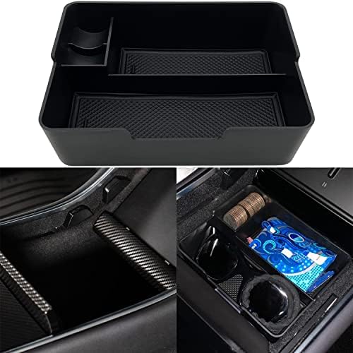 JOJOMARK Compatible with Tesla Model 3/Y Accessories Center Console Organizer Tray