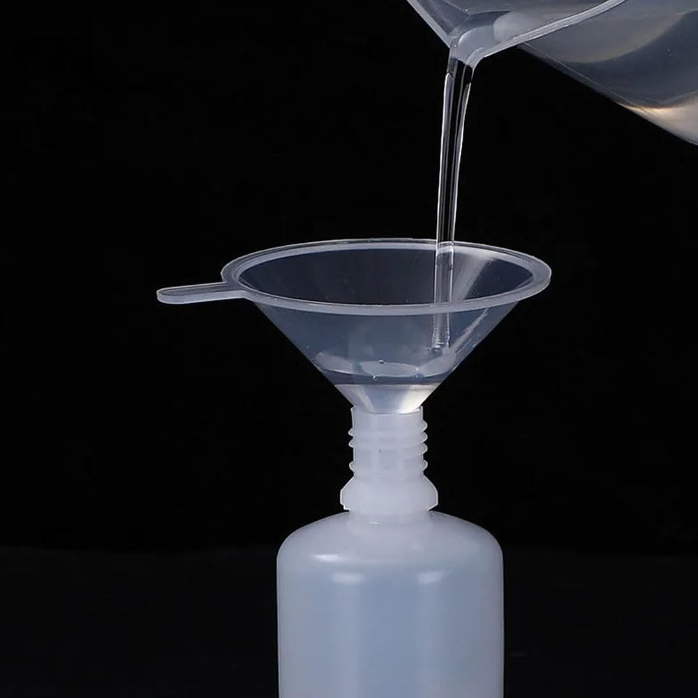 100 Stück 5-100ml LDPE Leere Nachfüllbare Kunststoff-Squeeze-Tropfflasche Squeezable Dropper Mit Abnehmbarer Kappe Flüssigkeit Behälter Wasser Farbe Tinte (Weißes Deckel,100ml)