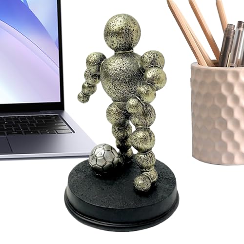Sportler Skulptur - Sammlerstück Ornament,Ball Sportler Statue Schreibtischdekoration | Für...