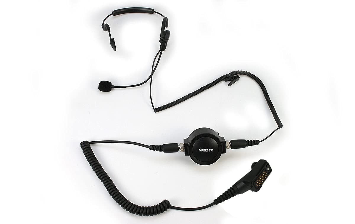 NAUZER PIN59TPH900 Micro pertiga-Auricular Tipo Diadema Nuca PTT Profesional