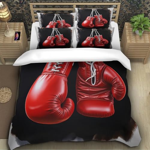 Housse de couette cavalier microfibre 3D premium 260x220 parure de lit chic - 5