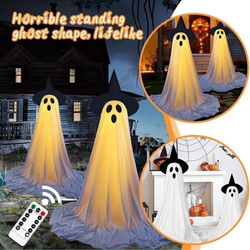 Guirlandes d'Halloween avec télécommande contre la déco terne - 4
