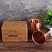 HealthAndYoga™ qCup Pure Copper Tumblers for Drinking - Ayurvedic Health Pure Copper Cups – 2 pcs. set - 250 ml.(8 fl oz) (Plain)