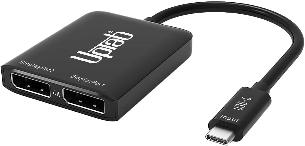 USB C to Dual DisplayPort Adapter 8K