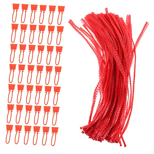 TOPPERFUN 100Piezas Bolsas De Reutilizables para Verduras Saco De Supermercado Multifuncional para Almacenamiento