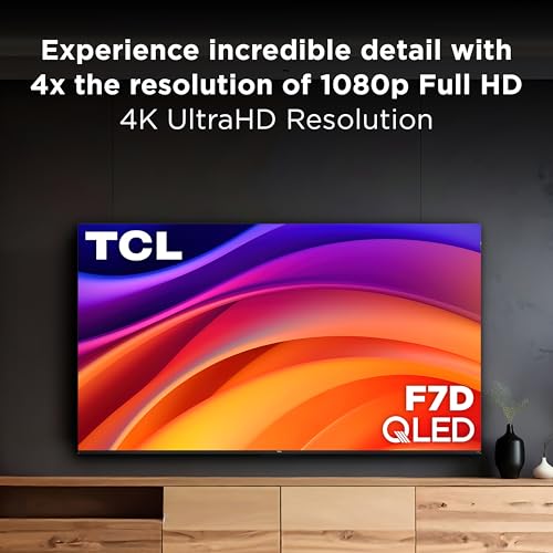 TCL 55-Inch F7D Series QLED 4K UHD Smart TV (55F7D, 2026 Model) | Dolby Vision & Dolby Atmos, DTS | Voice Remote with Alexa+ | Motion Rate 240, Game Accelerator 120, Auto Game Mode - Image 5
