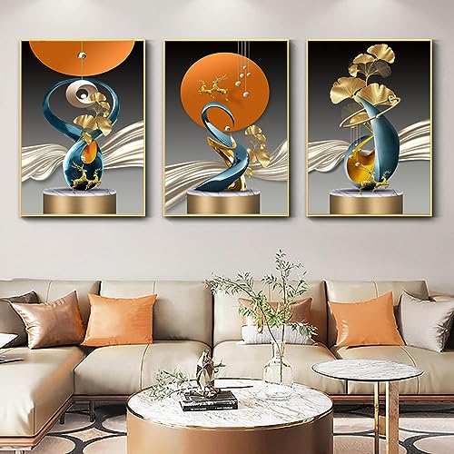 Toile Feuille Affiches Impressions Sans Cadre pour Grand Mur Vide