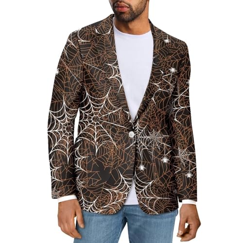 UNICEU Mens Casual Business Suit One Button Lightweight Blazer Sports Coat Jackets for Mens
