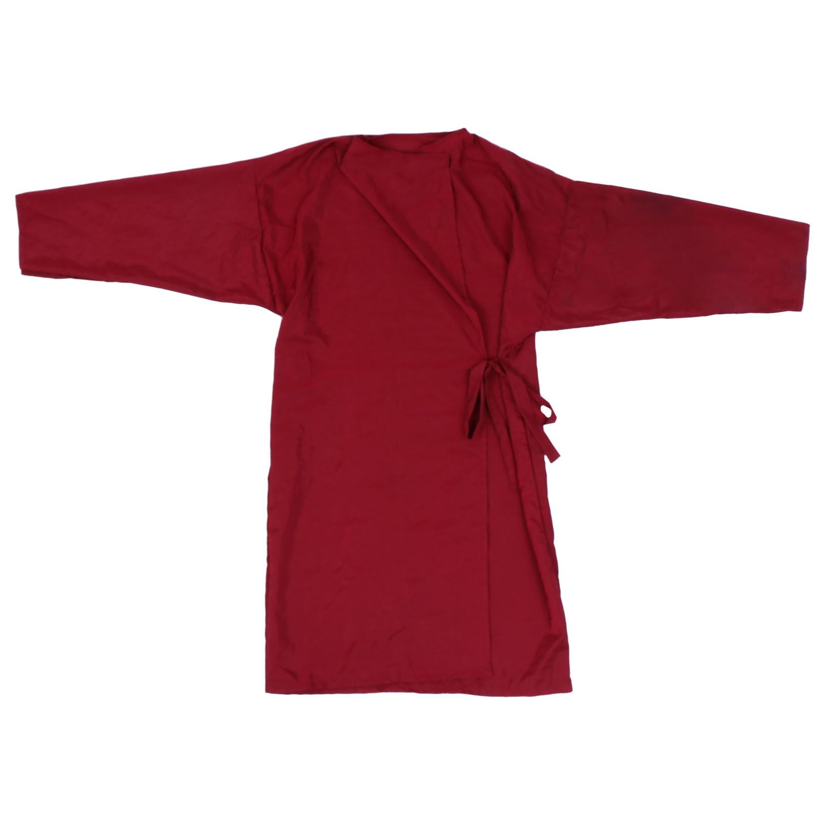 Capa de Peluquería Roja Ajustable para Cliente, Capa Profesional de Salón para Corte y Tinte, Tejido de Secado Rápido Adecuado para Spa y Uso Doméstico