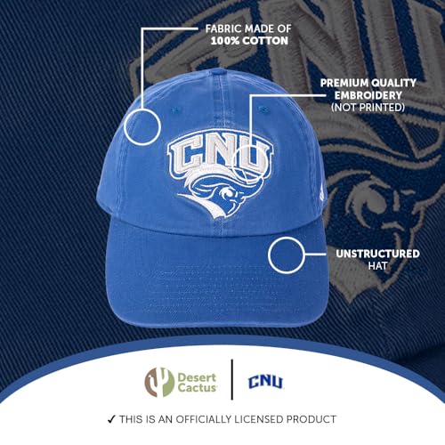 Gorra bordada ajustable azul con visera para adulto miniatura 4