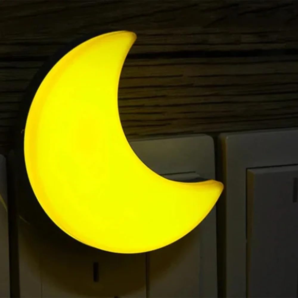 Moon Night Light - Automatic LED Lamp for Kids -1