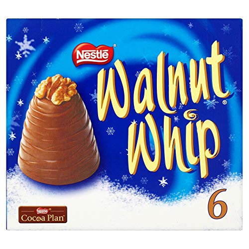 Walnut Whip Milk Chocolate Multipack, 10 Pack Of 6 X 30 G (Total 60 Chocolates)