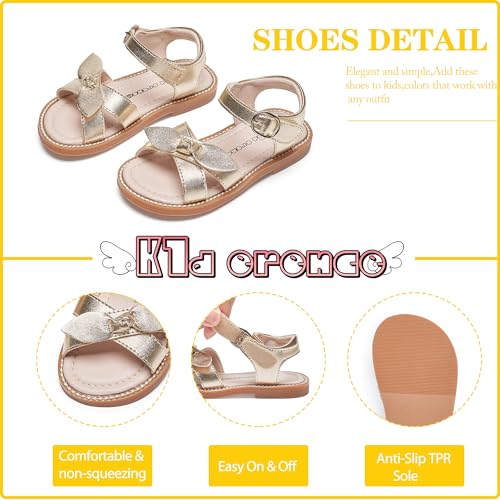 Image of Kiderence Toddler Girls Sandals Little Girls Kids Summer Shoes Toddler Sandals