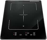 BLACK+DECKER Cooktop de Indução 2 Bocas Full Zone e Função Power Booster - Zona de Indução Expandida, Display Digital, Tampo em Vidro Cerâmico e Trava de Segurança 220V 3500W