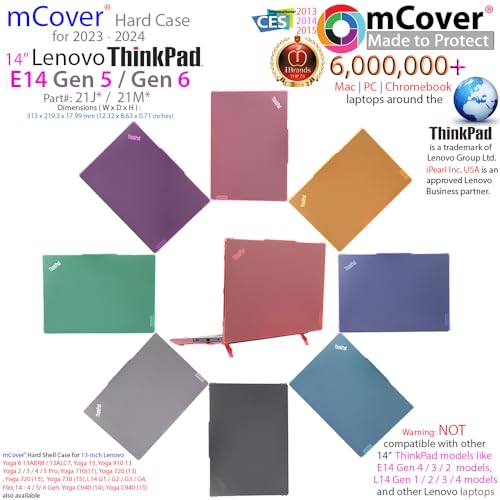 Coque E14 Gen 5 éviter rayures châssis coque rigide antichoc ThinkPad 14 orange