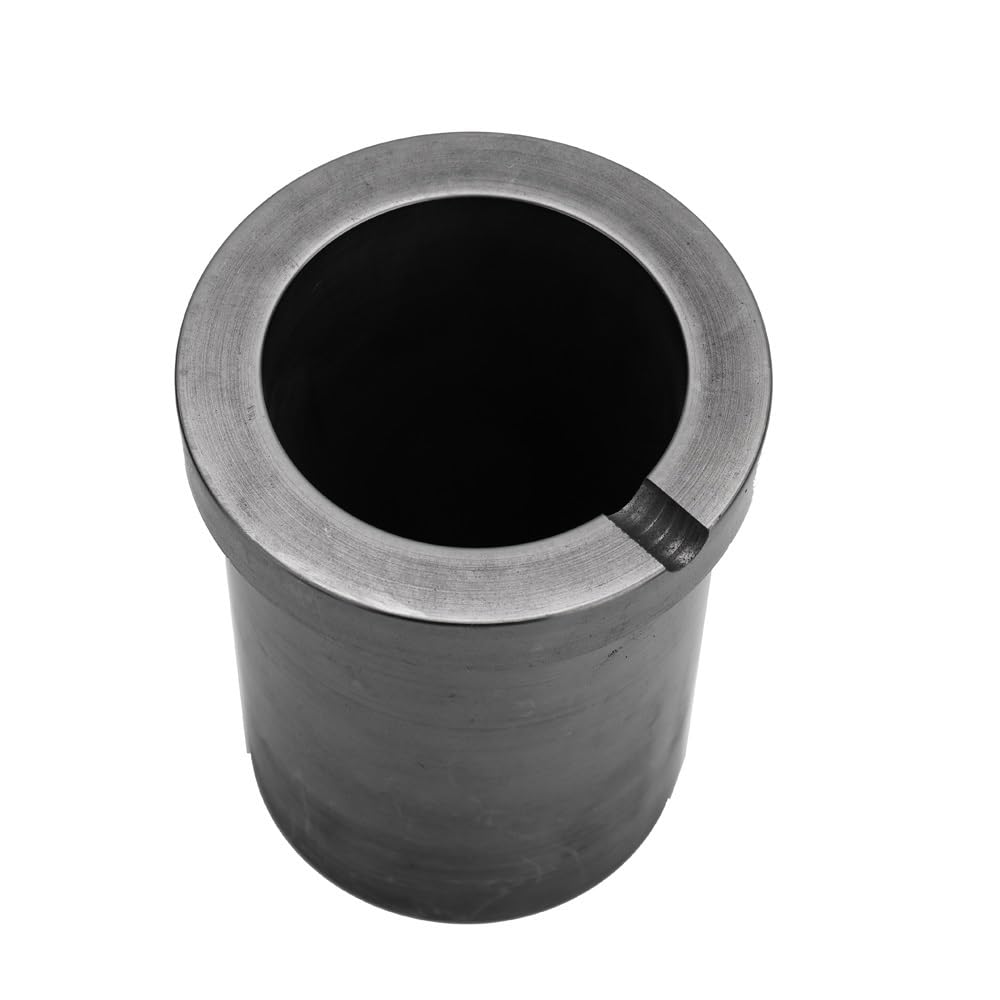 Gussform aus Metall Graphittiegel 58 x 88 mm, Graphitofen 1 kg, Metallschmelz-Raffiniertiegel for Gold, Silber, Kupfer, Messing, Aluminium